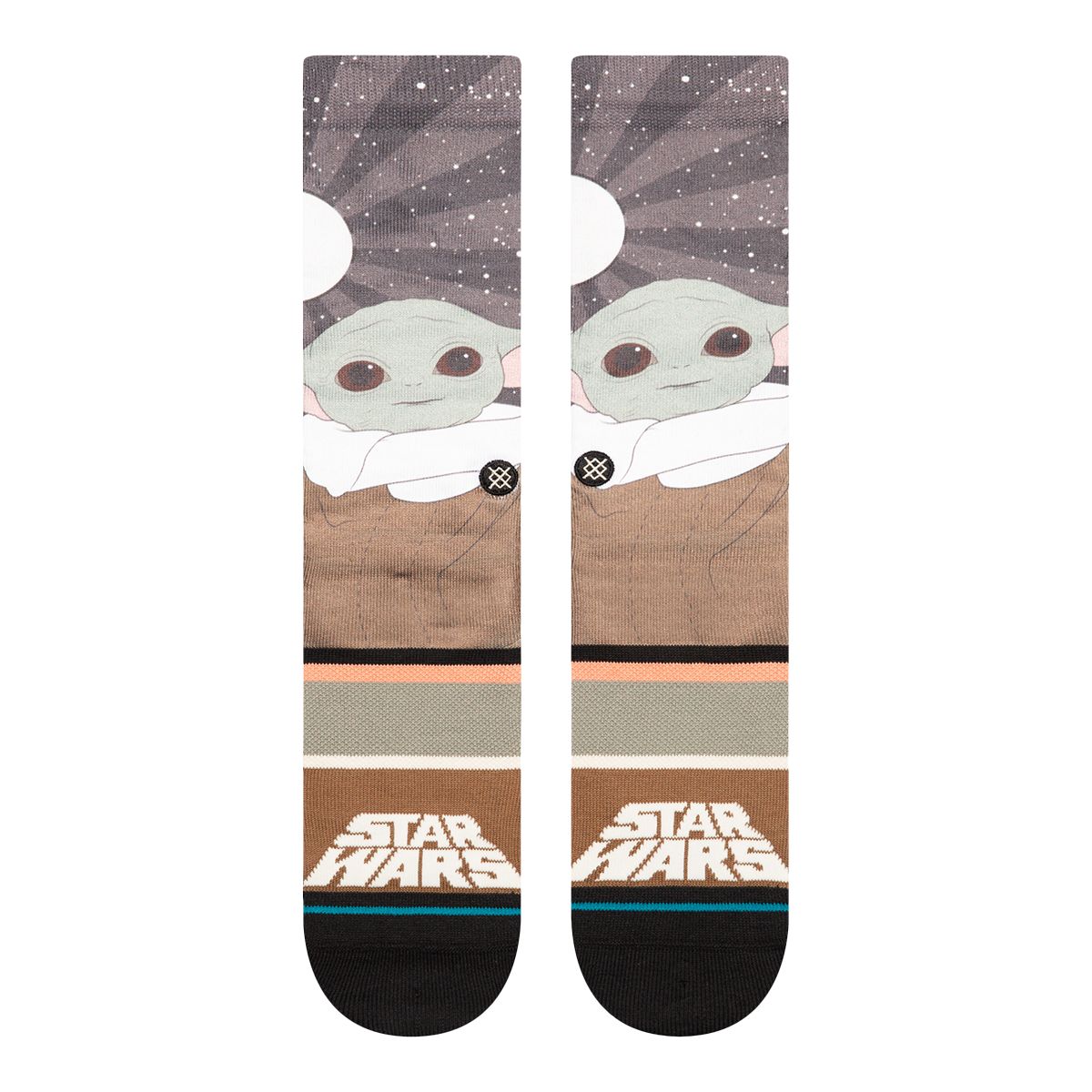Stance Men's Star Wars Grogu By Jaz Crew Socks
