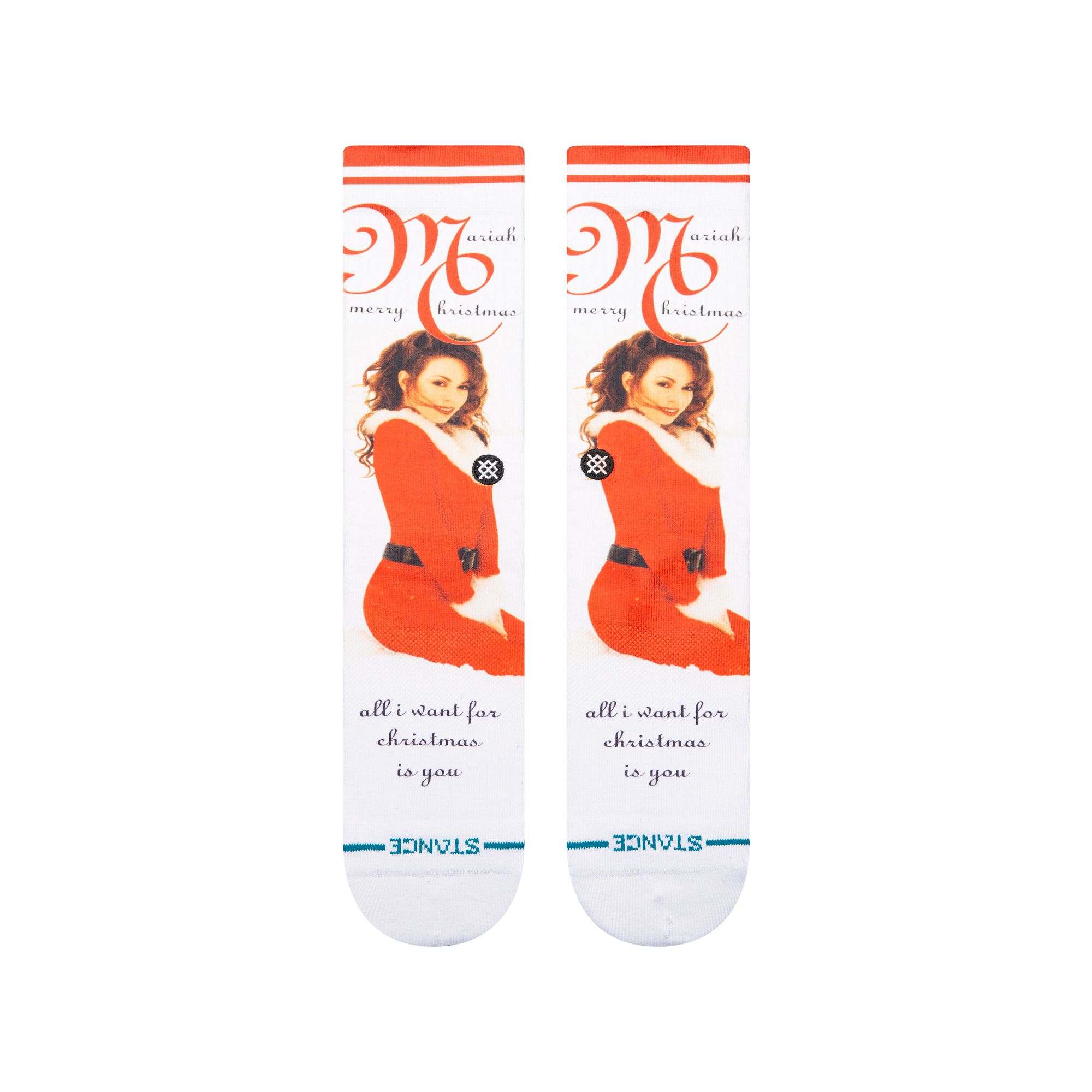 Stance Women's Holiday Mariah Carey Crew Socks