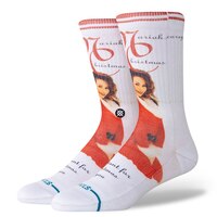 Stance Women's Holiday Mariah Carey Crew Socks Front_Angled_Left