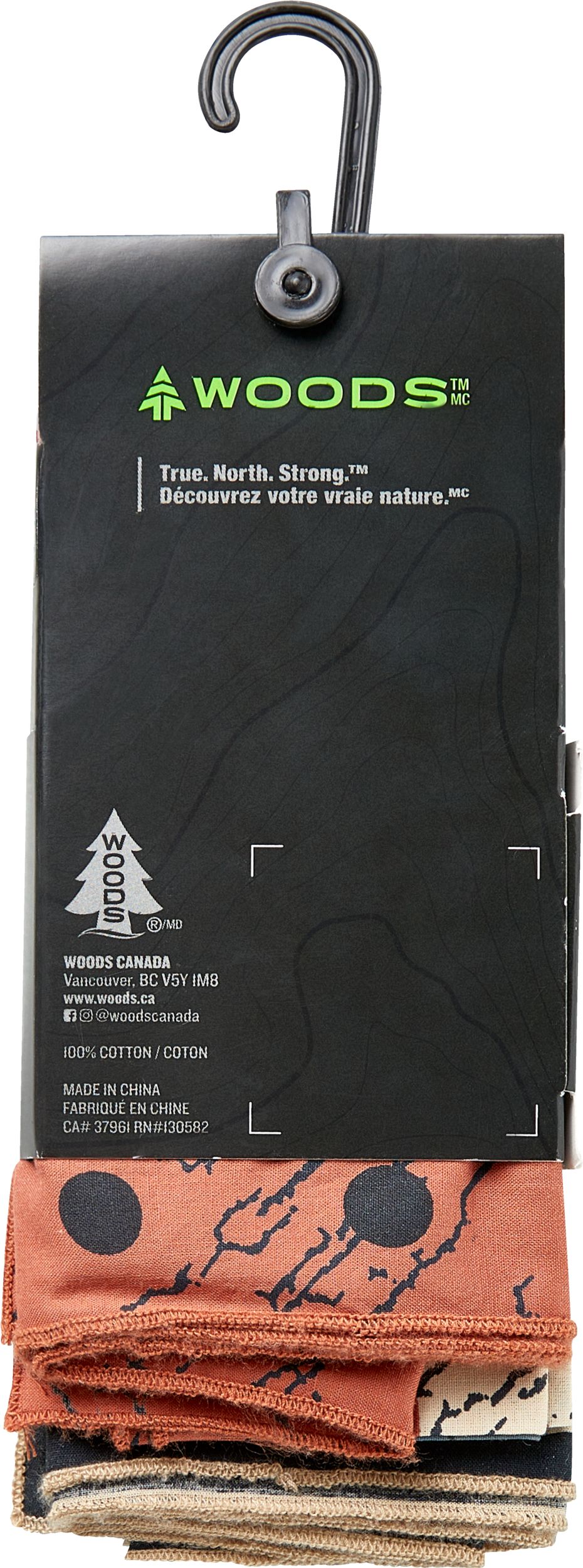 Woods Unisex Venture Cotton Bandana 2pk