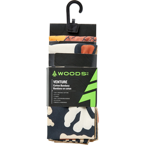Woods Unisex Venture Cotton Bandana 2pk