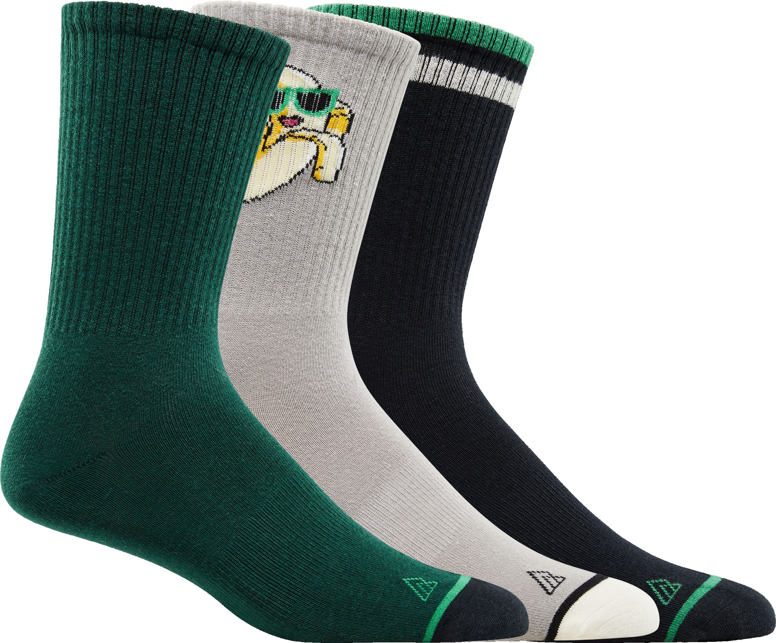 Ripzone Men's Tropical Crew Socks - 3 pk