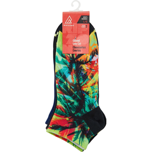Ripzone Men's Tropic Weekend No Show Socks - 3 pk