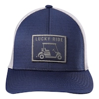 Black Clover Men's Lucky Ride Adjustable Golf Hat Front_Flat