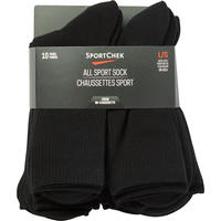SportChek Men's All Sport Crew Socks - 10 Pack Front_Flat