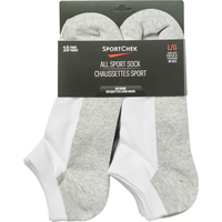 Sport Chek Men's All Sport No Show Socks, 10-Pack Front_Flat