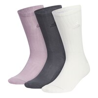 adidas Men's Classic 2.0 Cushion Crew Socks 3pk Front_Three_Fourths_Angled_Left