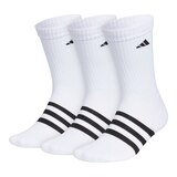 adidas Unisex Adaptive Crew Sock Socks - 3pk Front_Three_Fourths_Angled_Left
