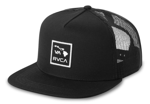 RVCA Men's Islands Patch Trucker Hat Front_Angled_Left
