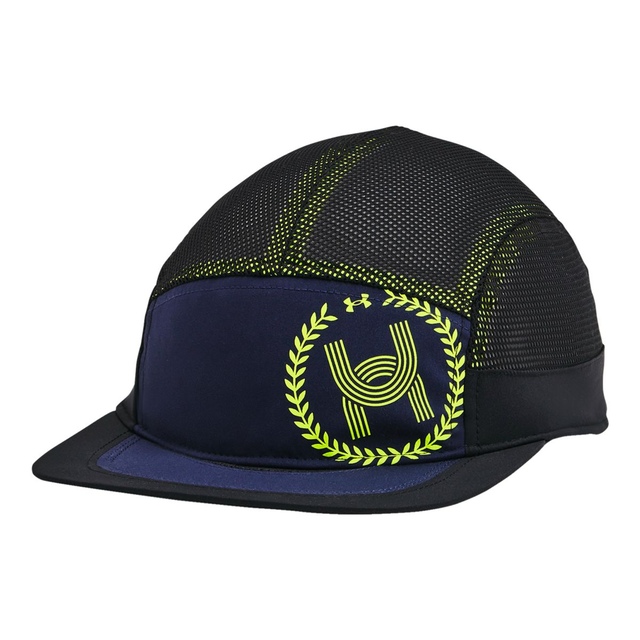 Under Armour Men's Iso-Chill Launch Camper Hat Front_Angled_Left