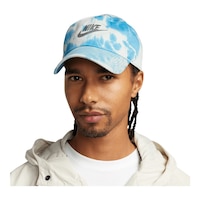 Nike Unisex All Over Print Club Adjustable Cap Front_Angled_Left