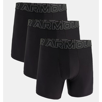 Under Armour Men's Performance Tech 6 Inch Boxer Brief - 3 Pack Front_Angled_Right