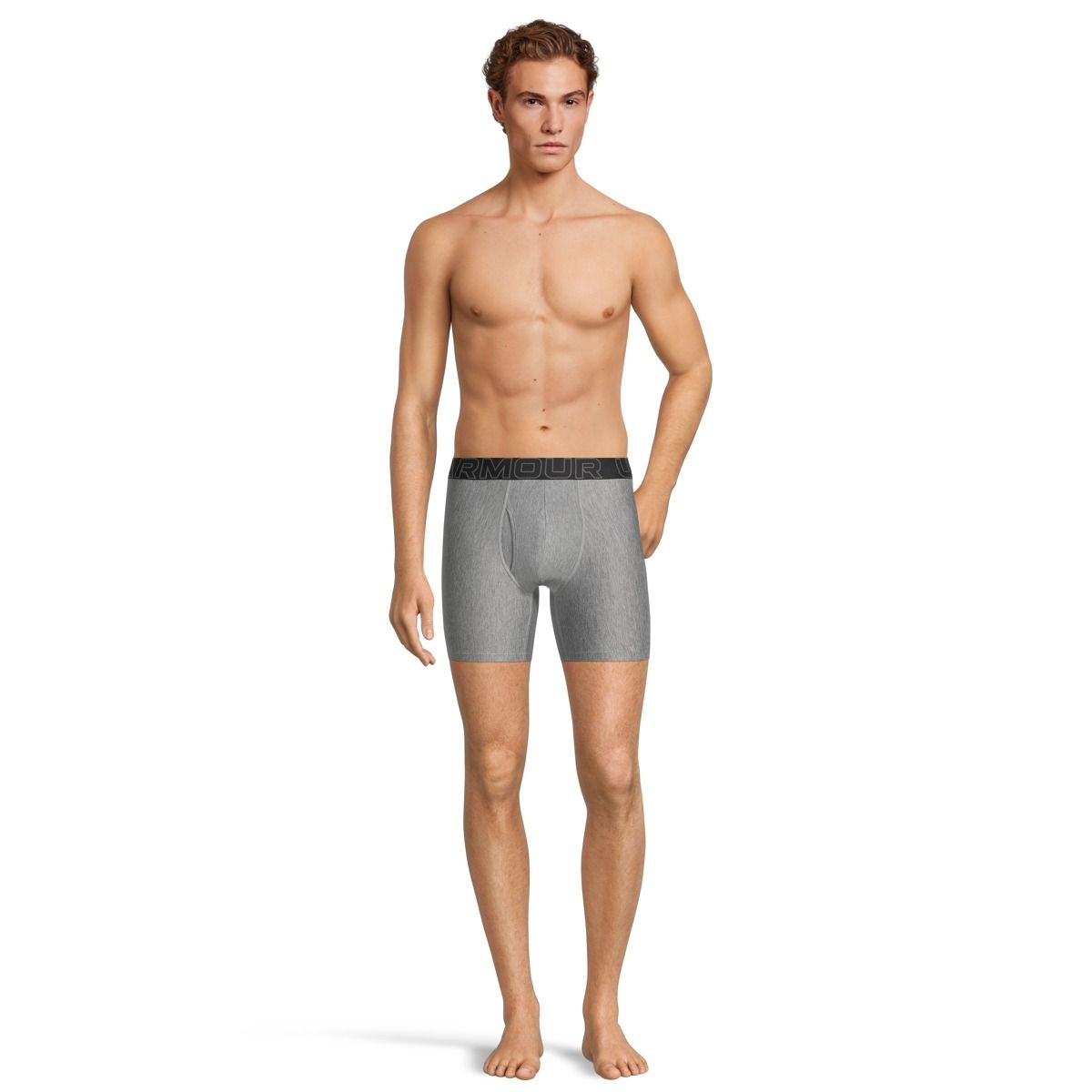 Under Armour Men's Performance Tech 6 Inch Boxer Brief - 3 Pack
