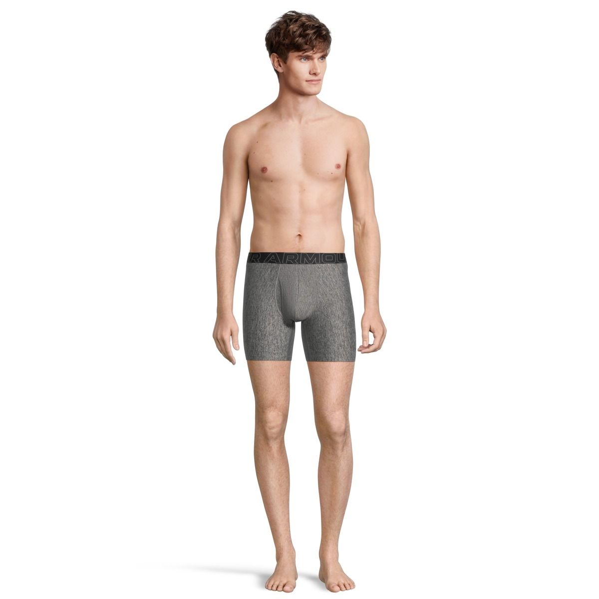 Under Armour Men's Performance Tech 6 Inch Boxer Brief - 3 Pack