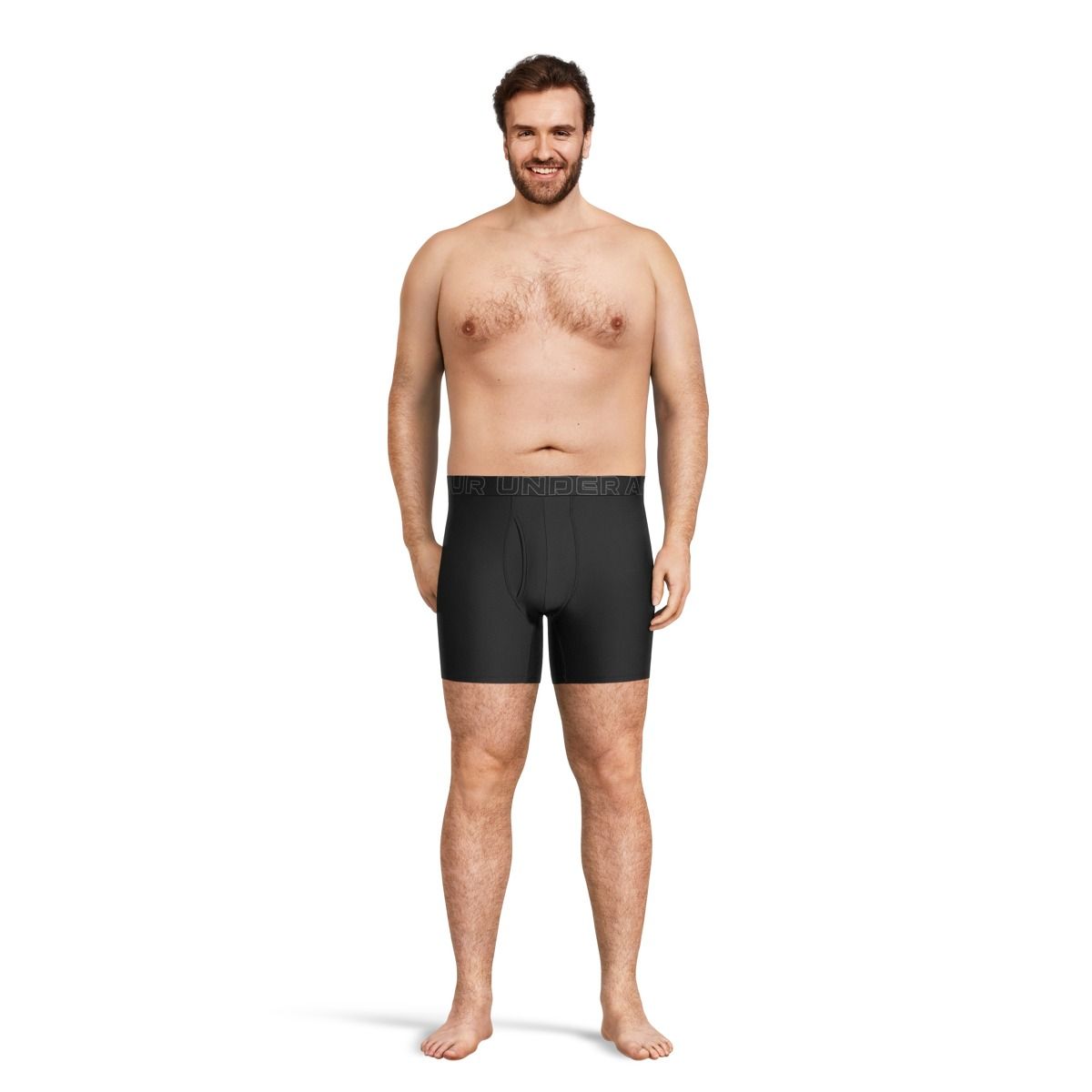 Under Armour Men's Perf Tech Mesh 6 Inch Boxer Brief - 3 Pack