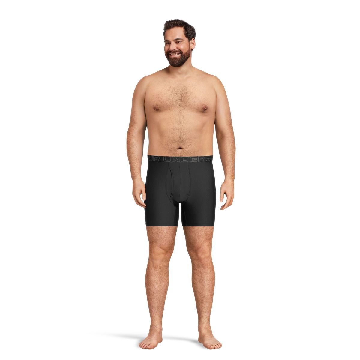 Under Armour Men's Perf Tech Mesh 6 Inch Boxer Brief - 3 Pack