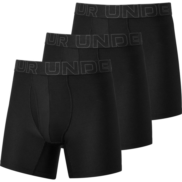 Under Armour Men's Perf Tech Mesh 6 Inch Boxer Brief - 3 Pack