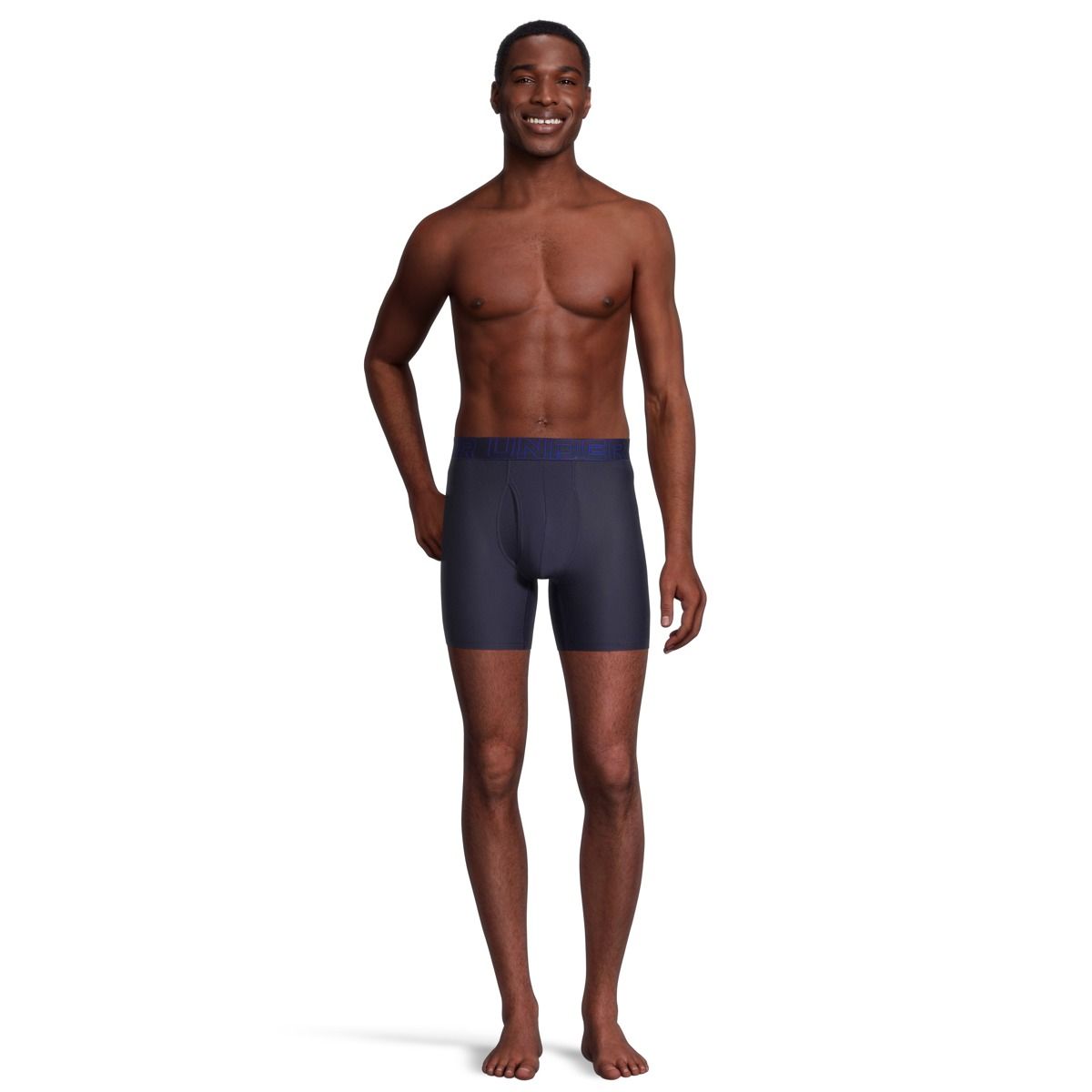 Under Armour Men's Perf Tech Mesh 6 Inch Boxer Brief - 3 Pack