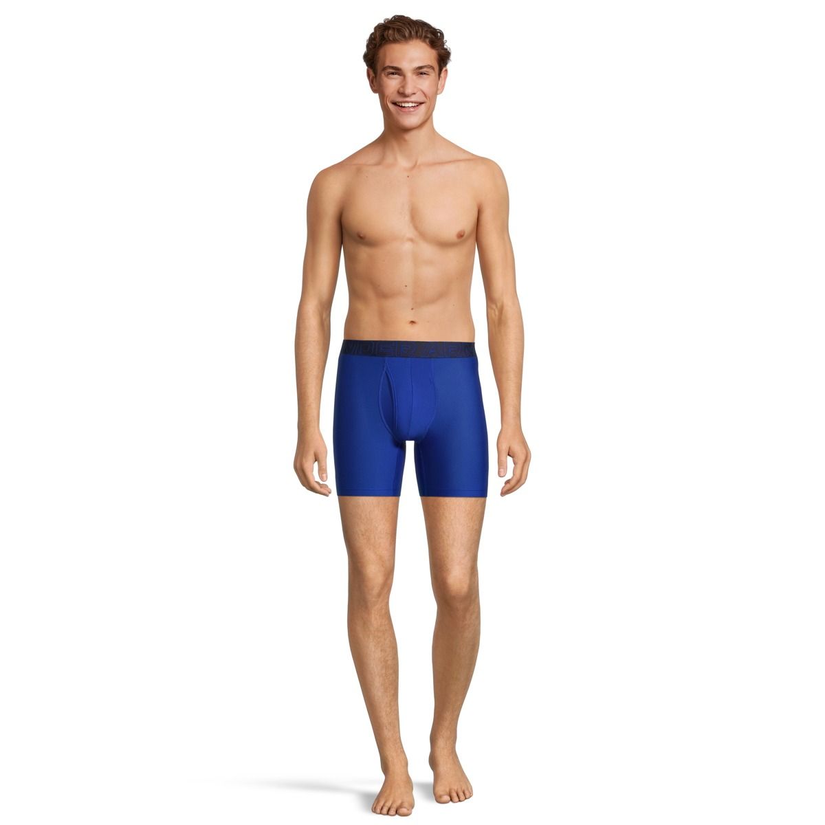 Under Armour Men's Perf Tech Mesh 6 Inch Boxer Brief - 3 Pack