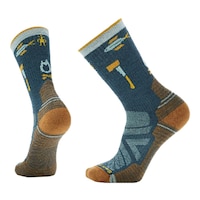 Smartwool Men's Hike Light Camp Crew Socks Composite_or_Mixed
