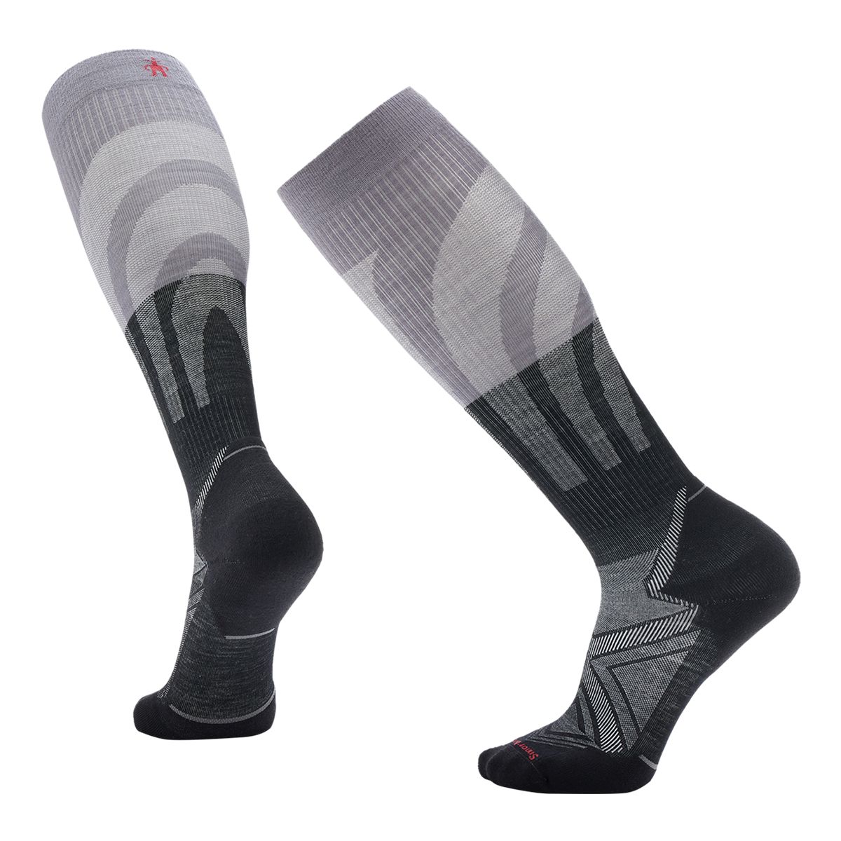 Image of Smartwool Men's Run Target Cushion Compression Over The Calf Socks