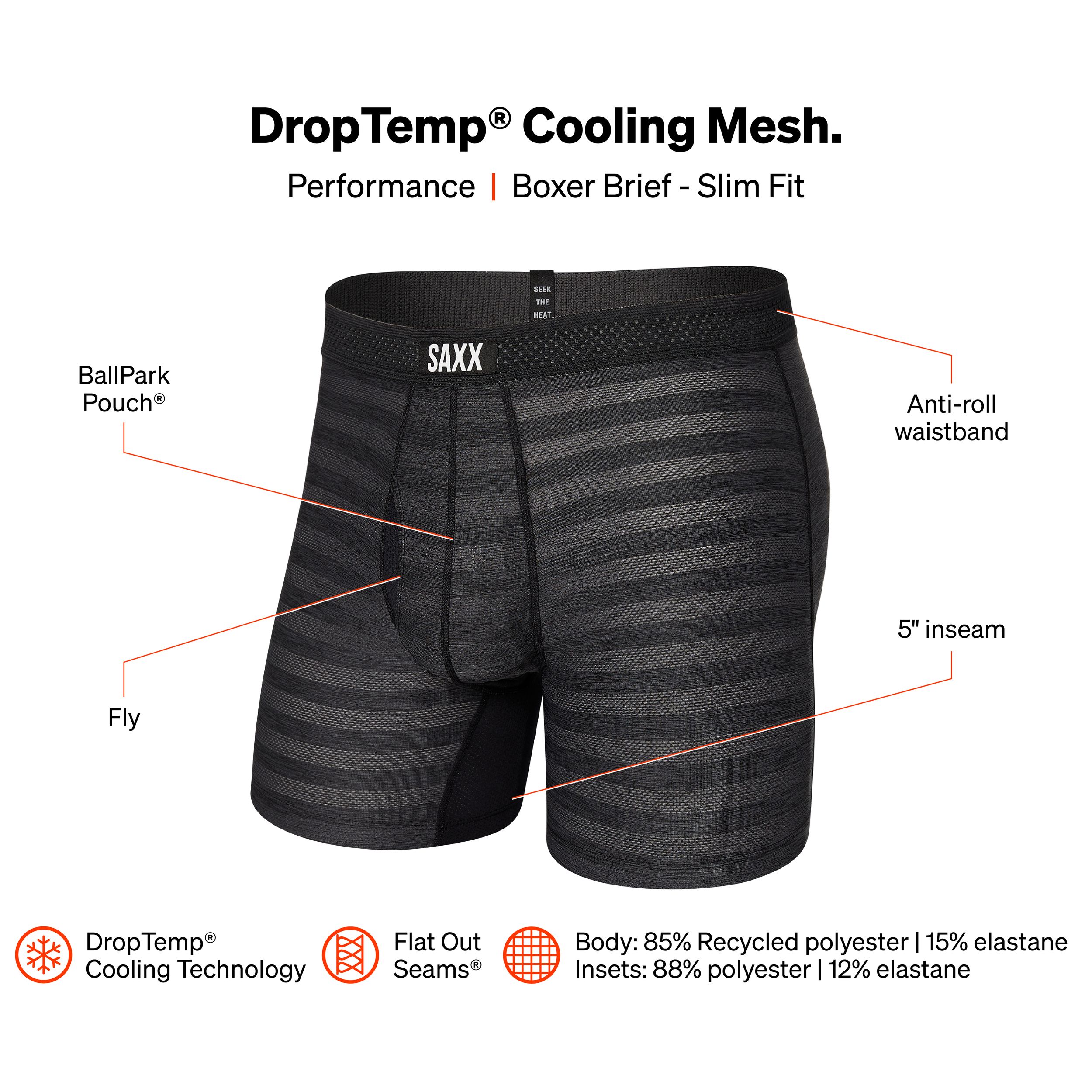 SAXX DropTemp Hotshot Men's Boxer Brief