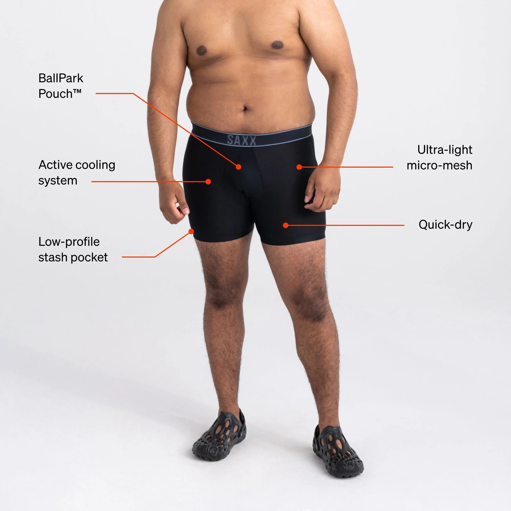 SAXX Men's DropTemp™ Cooling Hydro Liner Boxer Brief