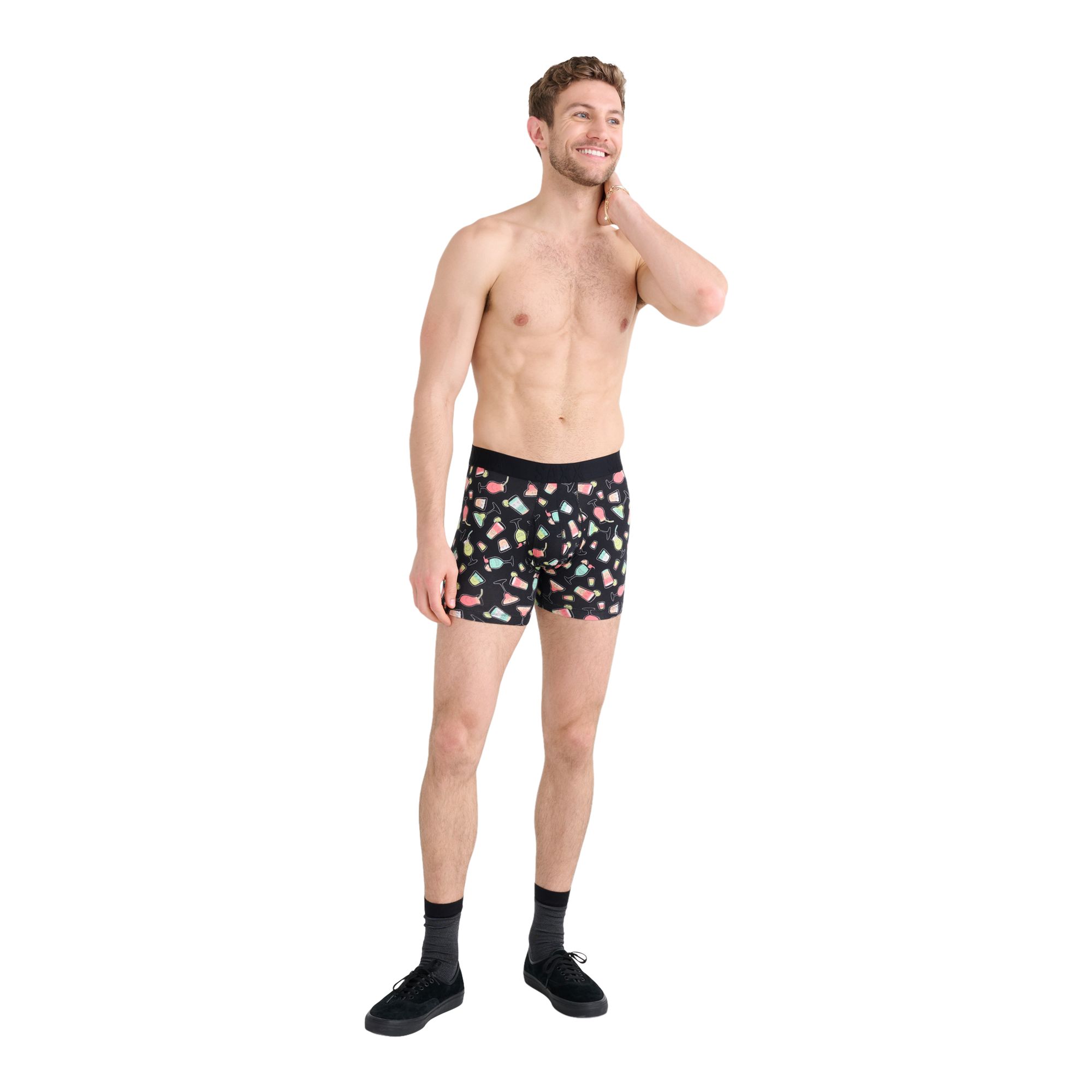 SAXX Dr Men's Droptemp Cooling Cotton Boxer Briefs