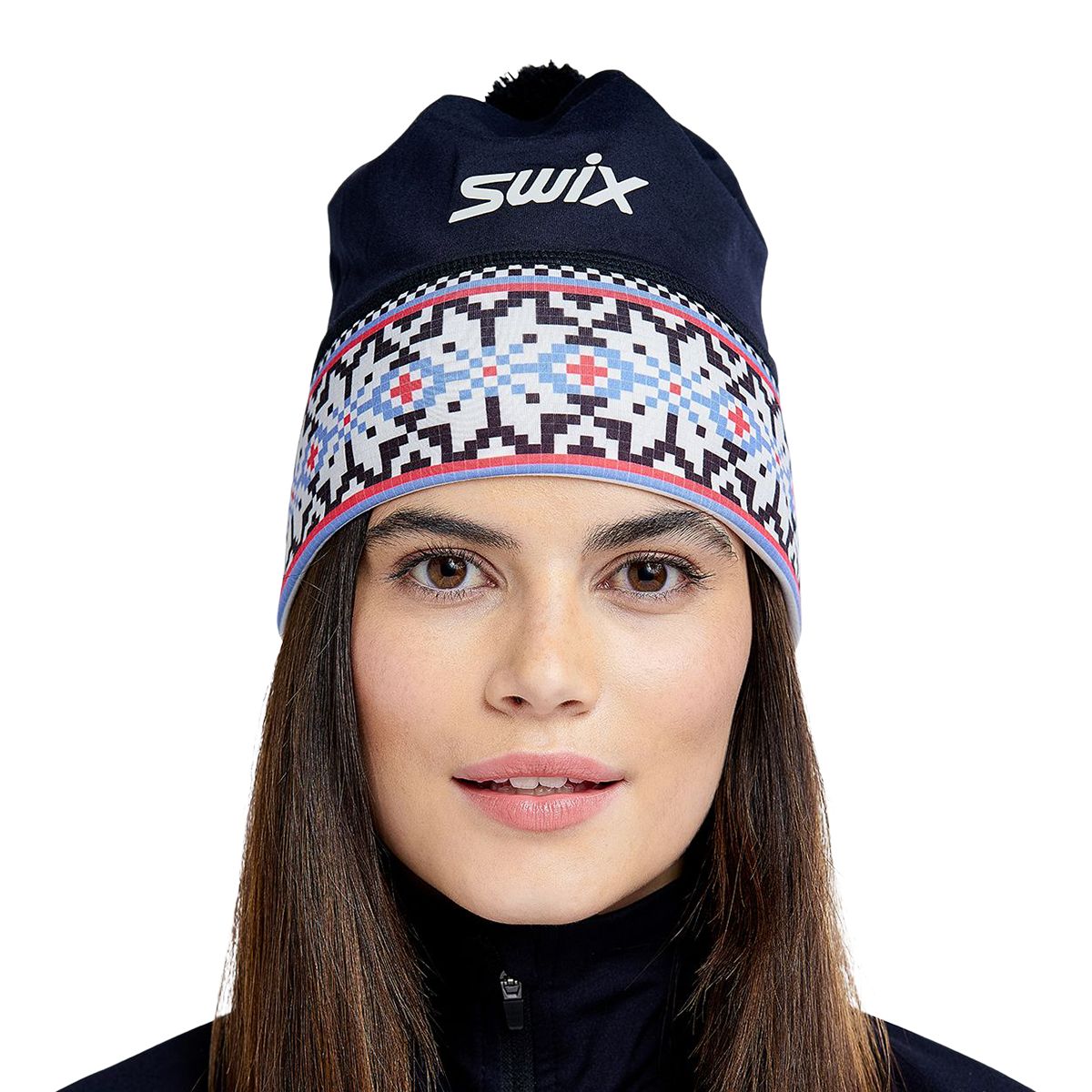 Swix Tista Print Beanie with Band