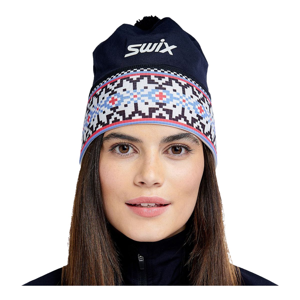 Swix Tista Print Beanie with Band