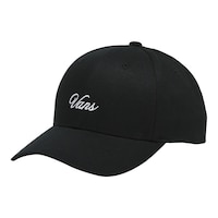 Vans Men's Fresh Script Hat Front_Three_Fourths_Angled_Left