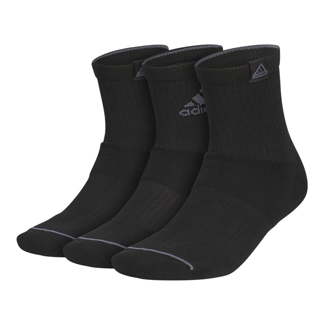 adidas Men's Sport Cushioned 2.0 High Quarter Socks - 3 Pack