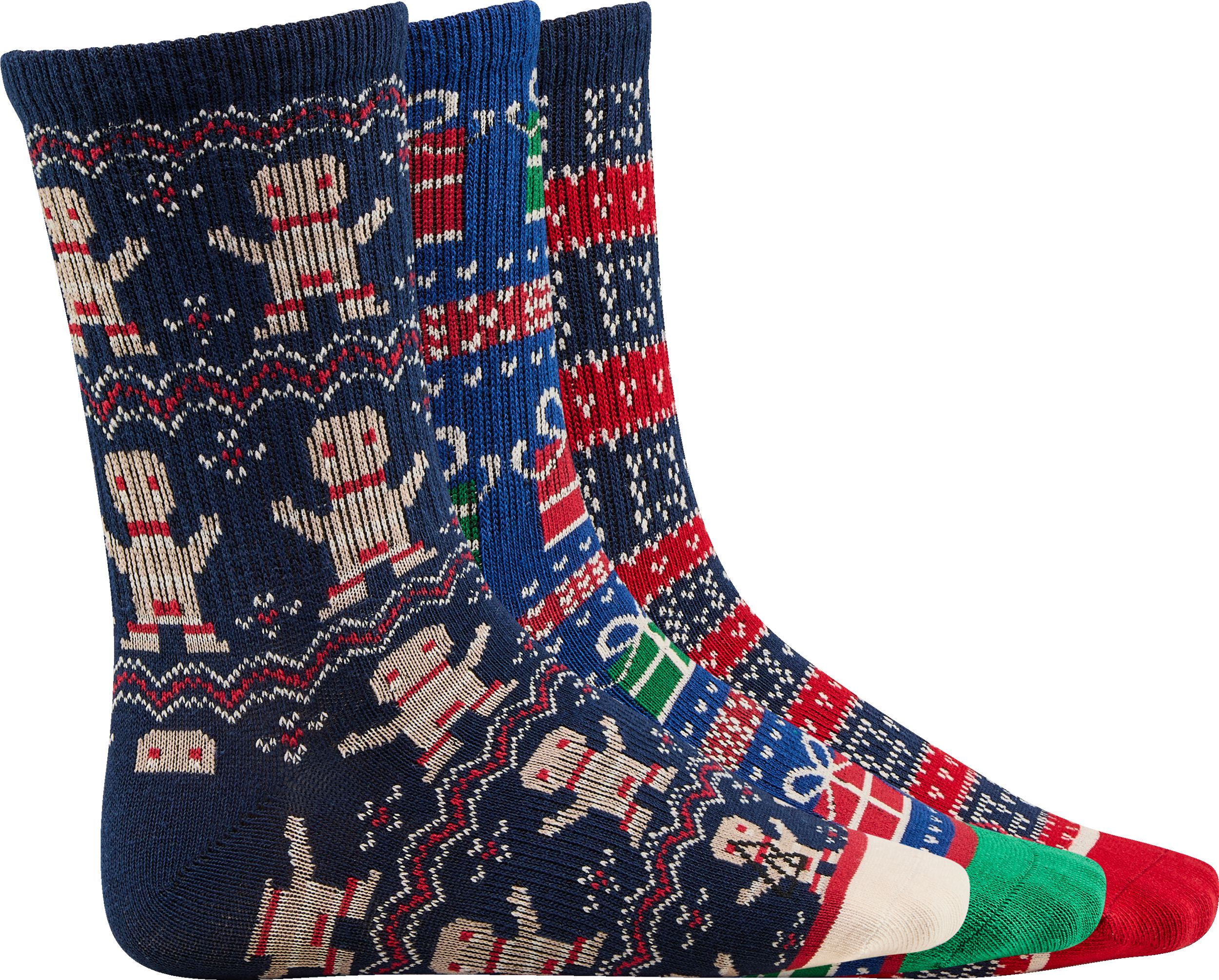Ripzone Boys' Holiday Crew Socks - 3 Pack