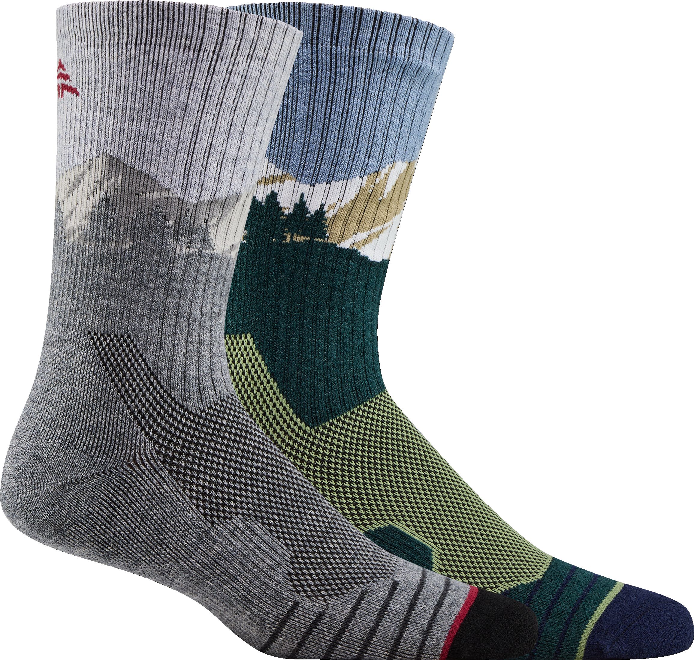 Woods Men's Buckwell Hiking Crew Socks - 2pk