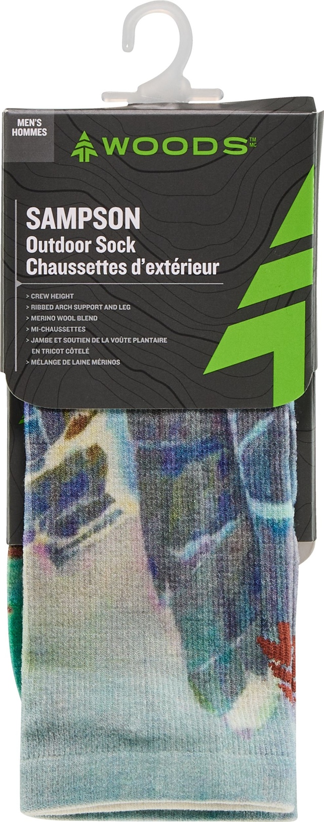 Woods Men's Sampson Everyday Crew Socks