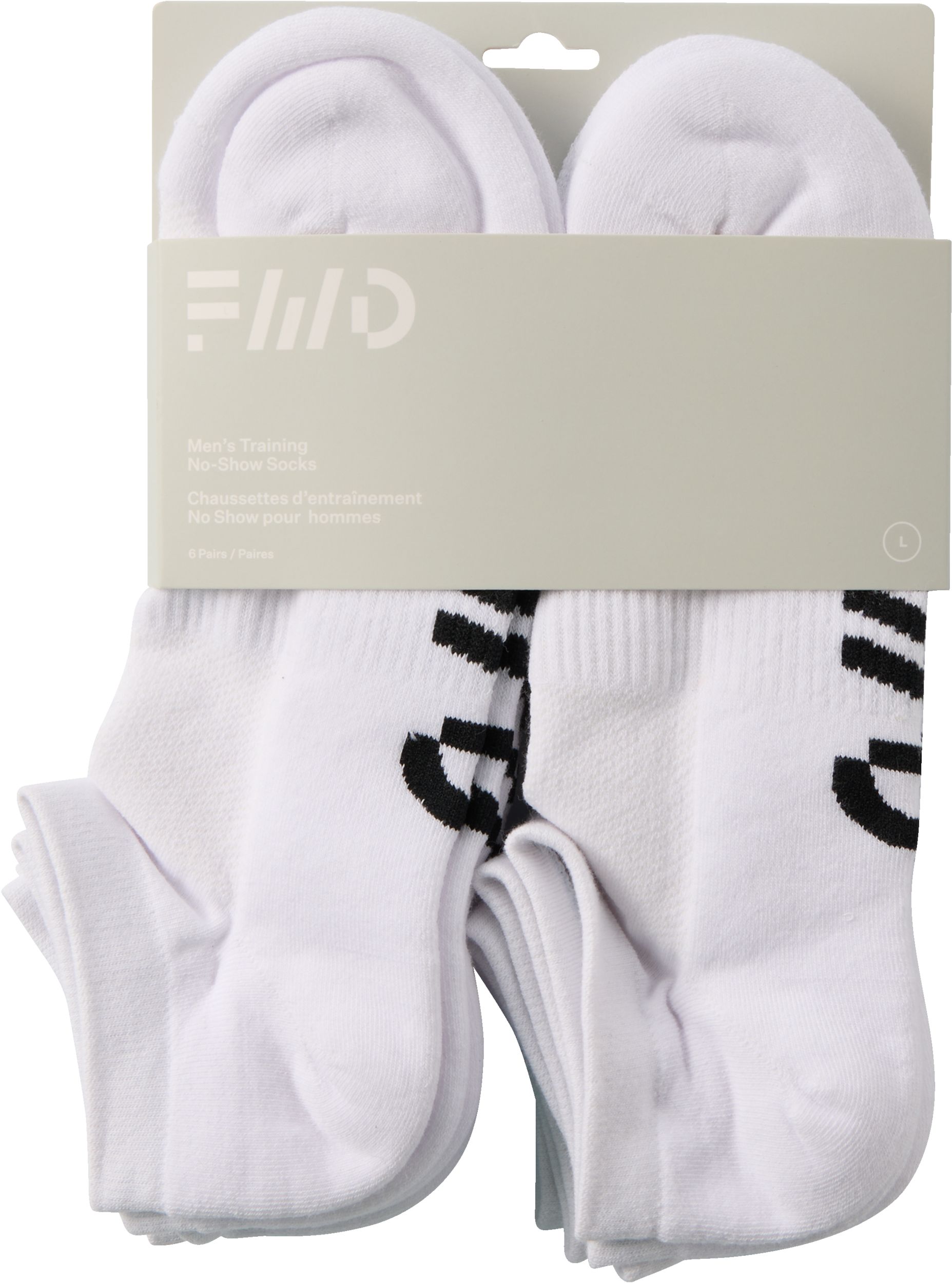 FWD Men's Athletic No Show Socks - 6 pk