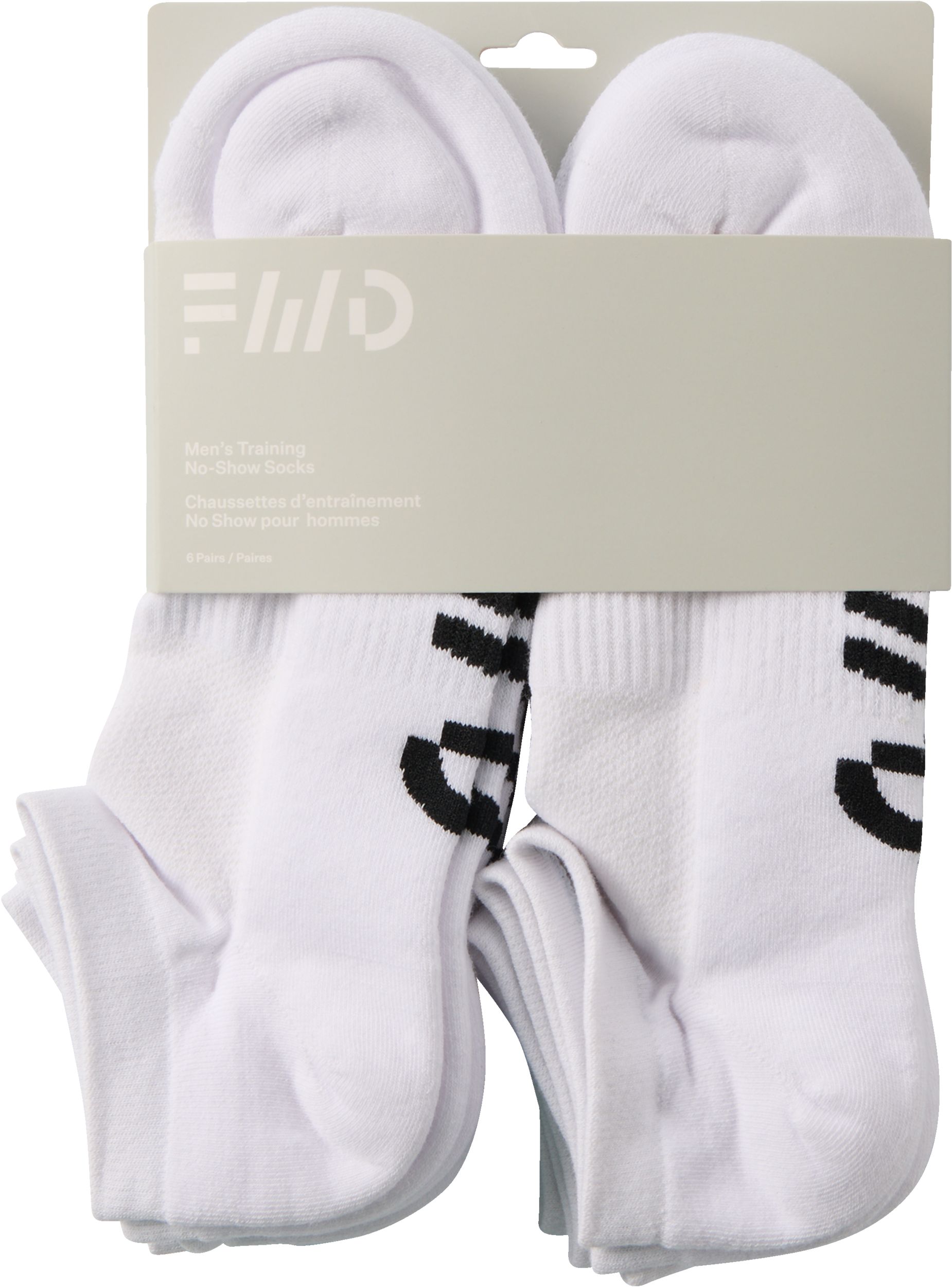 FWD Men's Athletic No Show Socks - 6 pk
