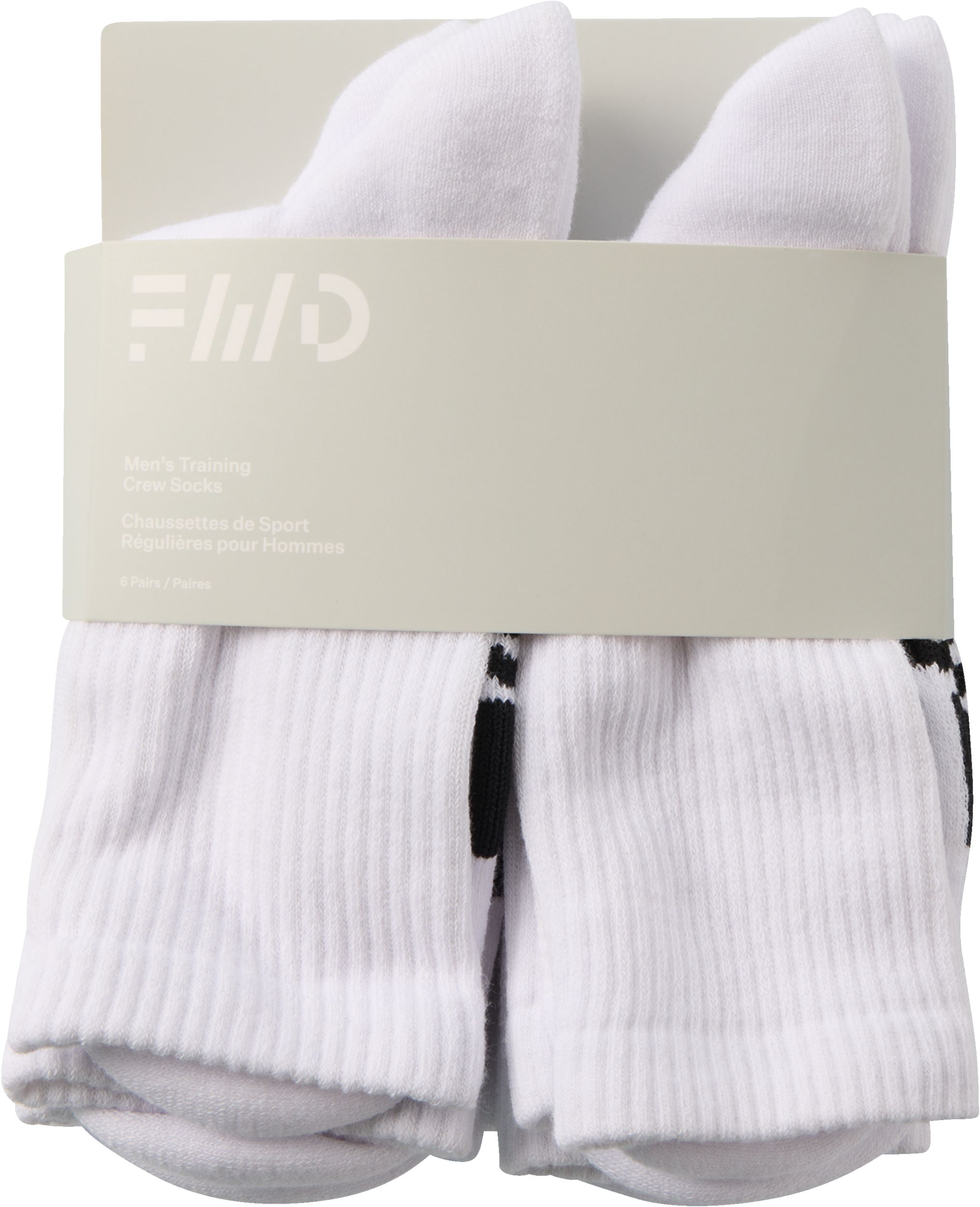 FWD Men's Athletic Crew Socks - 6 Pack