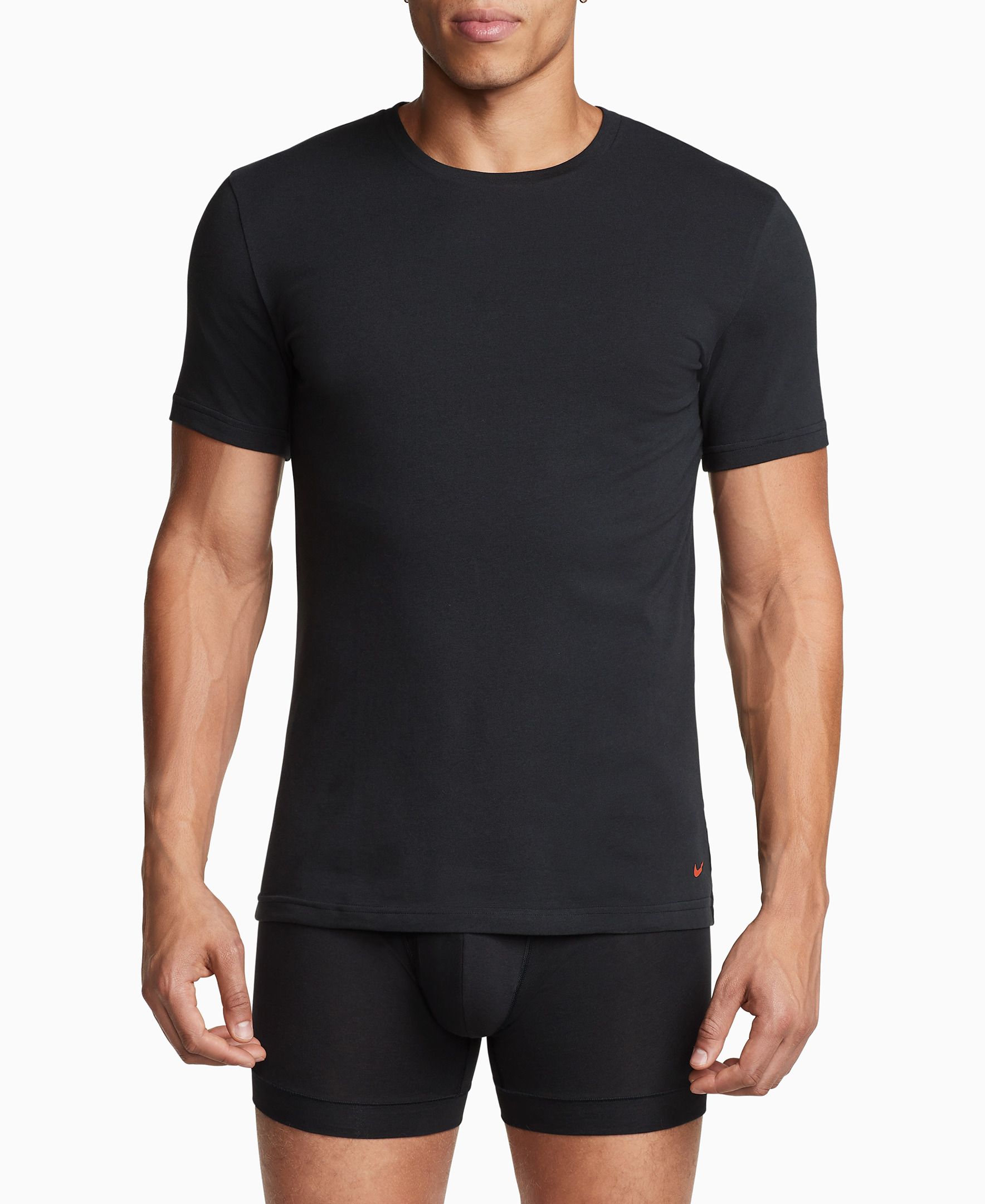 Nike Men's Ultra Comfort T Shirt - 2 Pack with Sweat-Wicking Fabric
