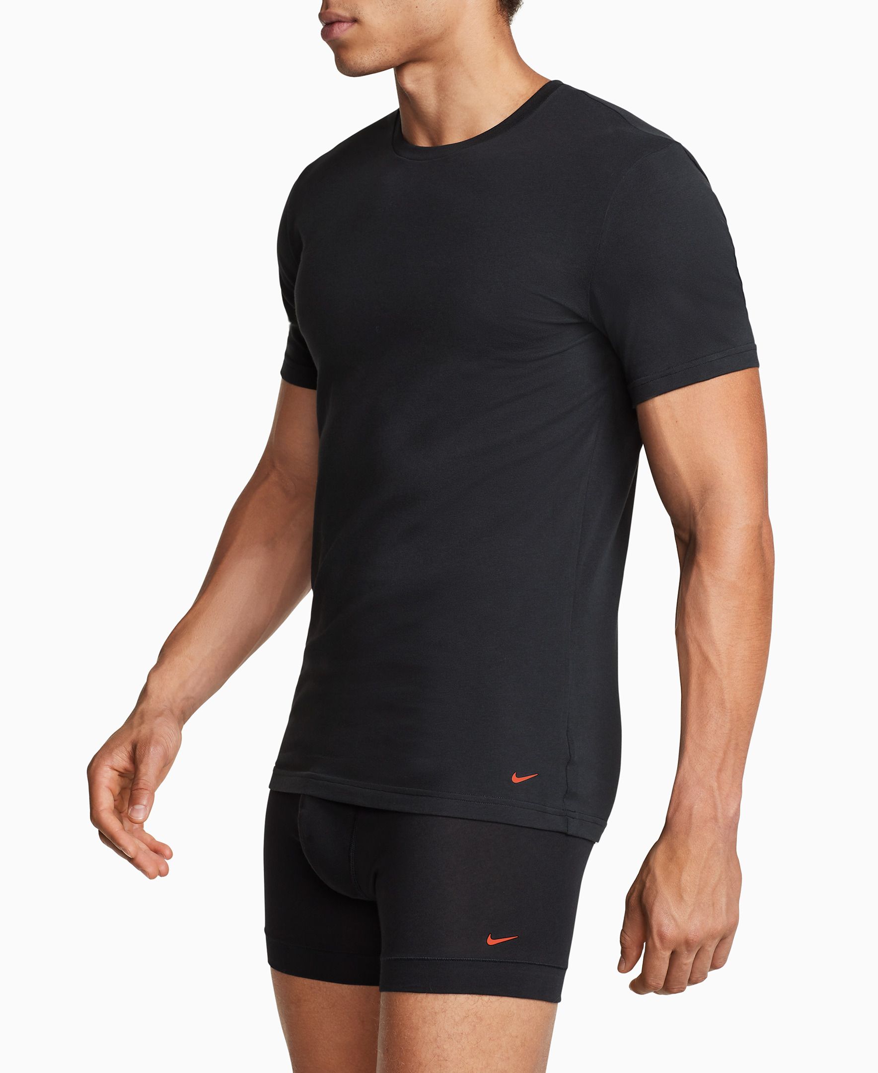 Nike Men's Ultra Comfort T Shirt - 2 Pack with Sweat-Wicking Fabric