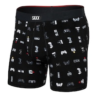 SAXX Men's Vibe Xtra Boxer Brief Front_Three_Fourths_Angled_Left