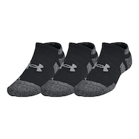 Under Armour Men's Performance Tech No Show Socks - 3 Pack Front_Three_Fourths_Angled_Left