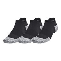 Under Armour Unisex Run AD Cushion No Show Tab Socks - 3 Pack Front_Three_Fourths_Angled_Left