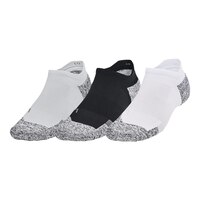 Under Armour Men's AD Pro No Show Socks - 3 Pack Front_Three_Fourths_Angled_Left