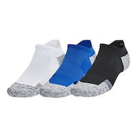 Under Armour Men's AD Pro No Show Socks - 3 Pack