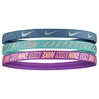 Nike Men's YA Metallic 3.0 Headband - 3pk Front_Flat