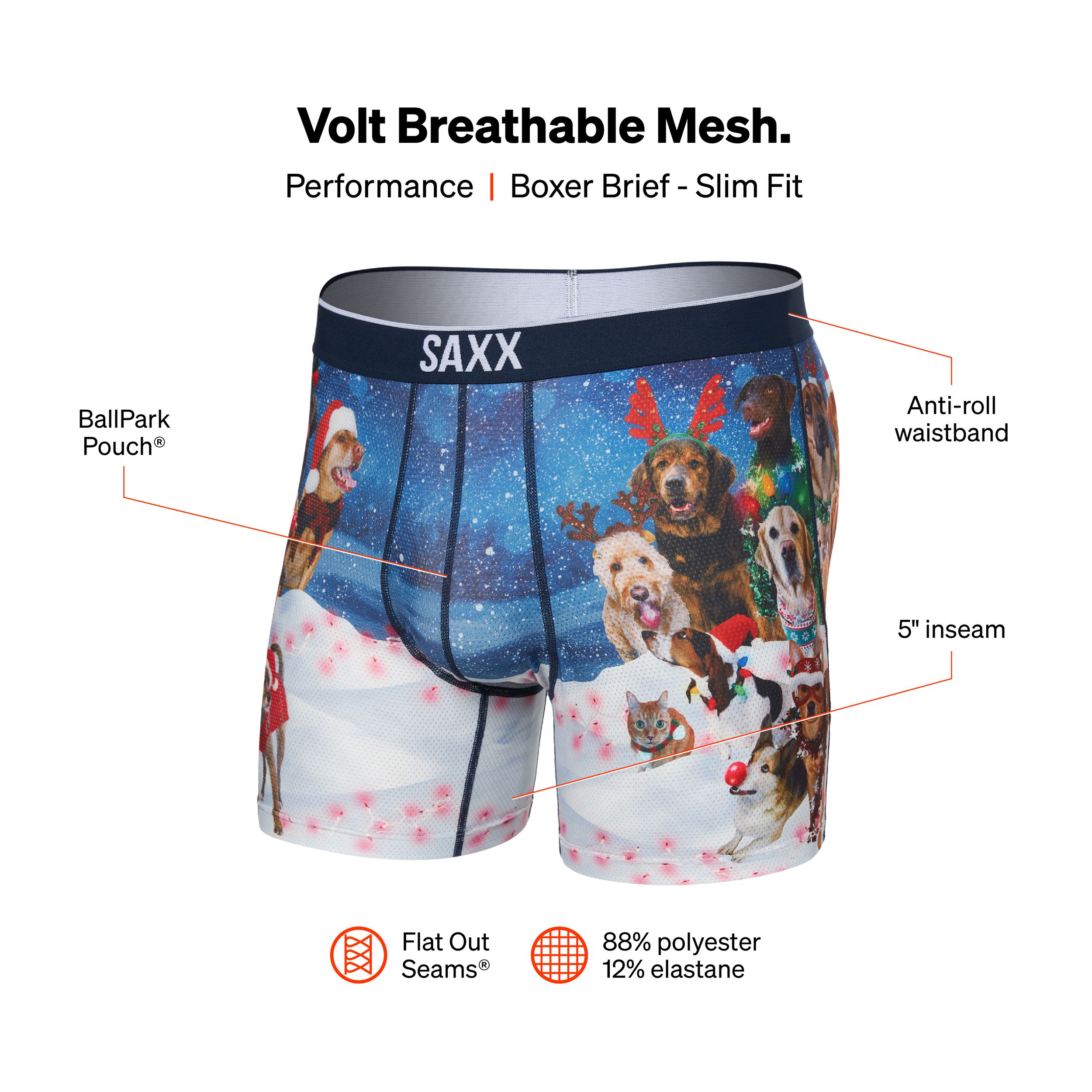 SAXX Men's Volt Holiday Boxer Brief