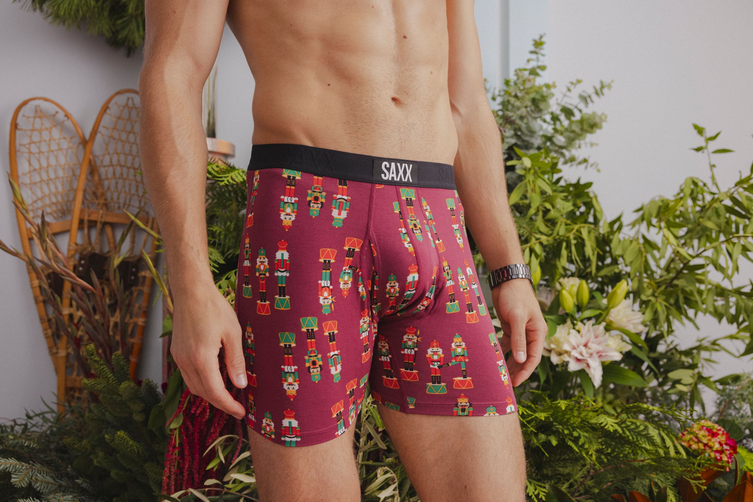 SAXX Men's Ultra Holiday Boxer Brief with Fly