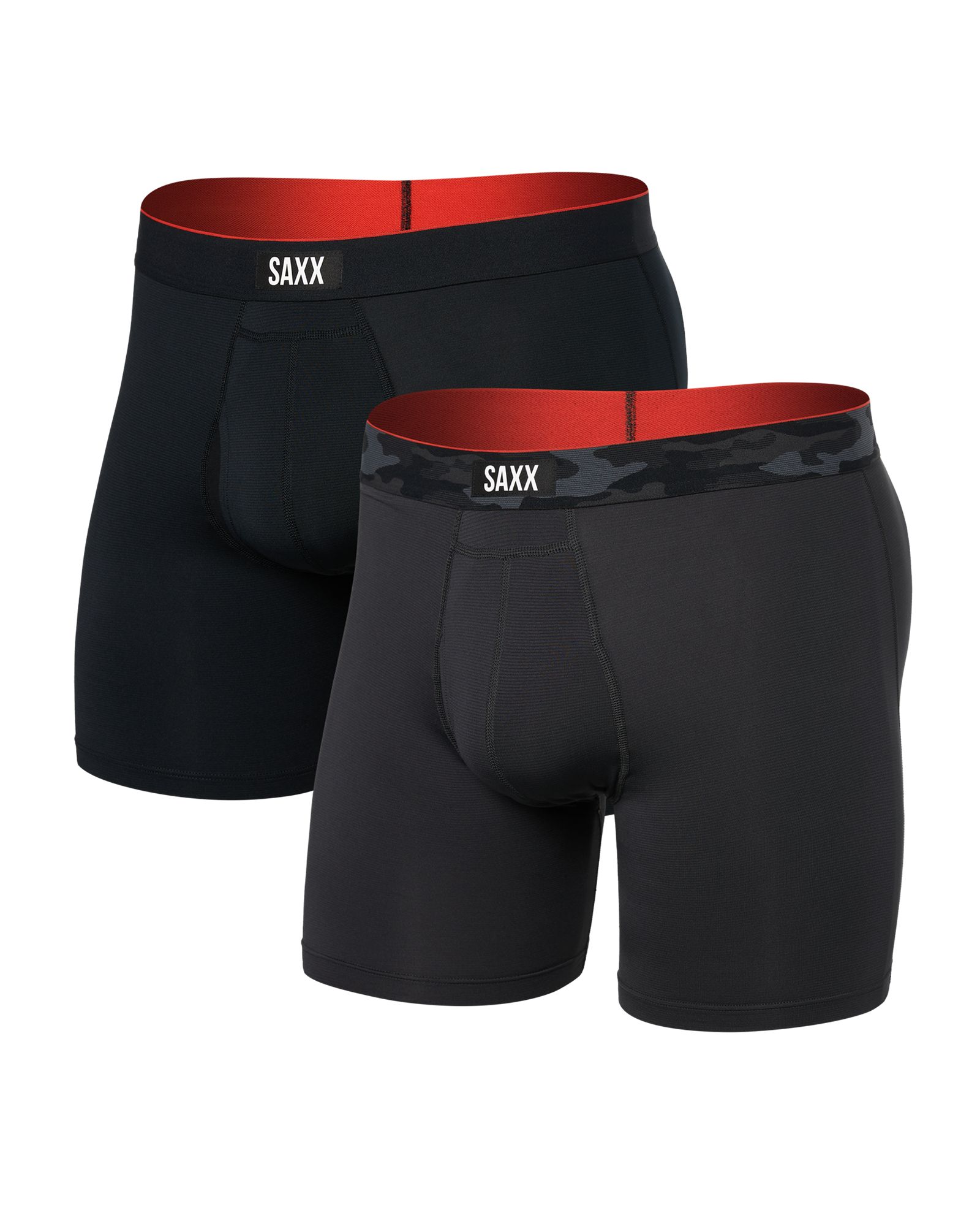 SAXX Men's Multi Sport Mesh Boxer Brief - 2 Pack