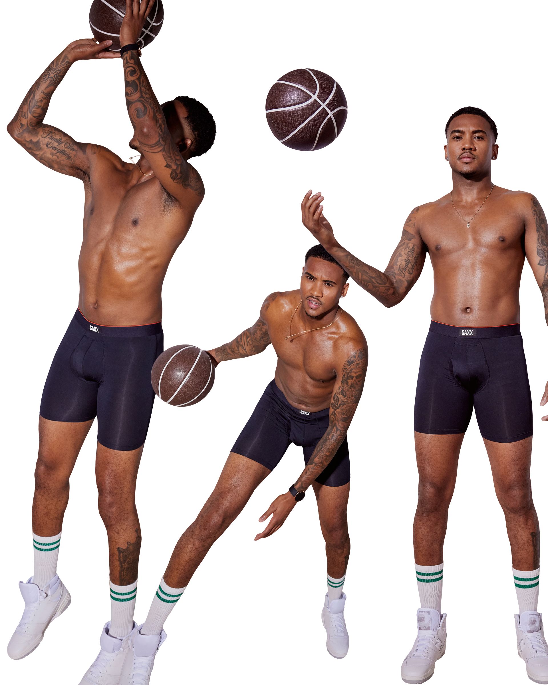 SAXX Men's Multi Sport Mesh Boxer Brief - 3 Pack